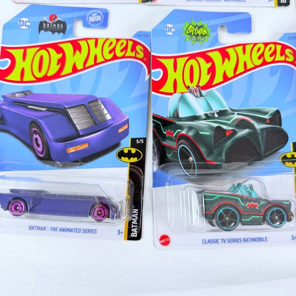 Hot Wheels Batman Batmobile Diecast Lot of 8 Animated Series TV Series Forever